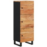 Maison Chic Visoka omara - Komoda - Predalnik s 3 vrati 40x33x110 cm trdna akacija in železo, (21718758) Cene