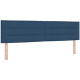 vidaXL Vzglavje z linijskim dizajnom Modro 180 cm Tkanina, (22008557) Cene
