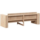  Vrtni kauč Prirodna 185,5 x 60 x 62 cm Čvrsto borovo drvo | Eponuda.ba