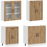  Kuhinjska jedinica LUCCA 4 pcs Hrast artisan Konstruirano drvo | shoptok.hr