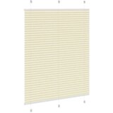 vidaXL Plisirana roleta krem 110x150 cm širina tkanine 109,4 cm | shoptok.hr