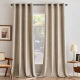 MIULEE 2x 140x225cm žametne zatemnitvene zavese z obročki | Shoptok.si