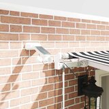 vidaXL Automatska sklopiva tenda s LED antracit i bijela 600x300 cm | shoptok.hr