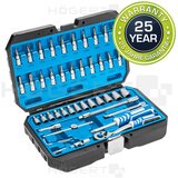 HÖGERT® Ročni komplet nastavkov s 46 nastavki 1/4˝CrV, (22113661) | Shoptok.si