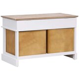  Klupa za hodnik od drva paulovnije 70 x 35 x 45 cm | shoptok.hr
