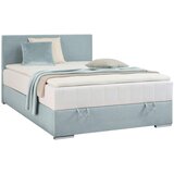 CARRYHOME POSTELJA Z VZMETNICO 140 cm x 200 cm , tekstil svetlo modra Cene