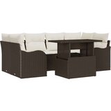 Sjedeća garnitura za vrt 7 pcs Smeđa 234 x 122,5 x 85 cm | shoptok.hr