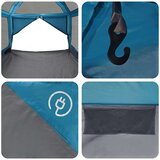  Unutarnji šator za 7 osoba Plava i siva 300 x 300 x 250 cm | shoptok.hr
