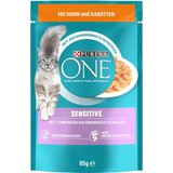 Purina ONE Sensitive - Varčno pakiranje: Piščanec & korenje (52 x 85 g) | shoptok.hr