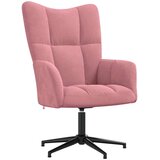  Stolica za opuštanje ružičasta baršunasta | shoptok.hr