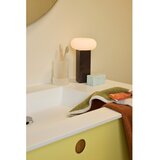 Hübsch Rjava kovinska LED zatemnitvena namizna svetilka s steklenim senčilom (višina 20 cm) Low – | Shoptok.si