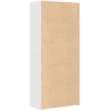  Visoka komoda bijela 80 x 42,5 x 185 cm od konstruiranog drva | shoptok.hr