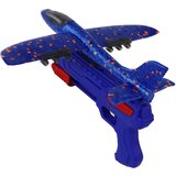  Pištolj s avionom i mjehurićima od sapunice Bubble Launcher - plavi | shoptok.hr