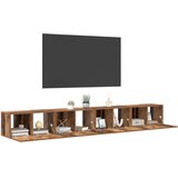  Set TV komoda Zidne 4 pcs Staro drvo 60 x 30 x 30 cm | shoptok.hr