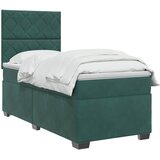  Boxspring krevet s madracem Tamnozelena 80 x 200 cm Bar&amp;scaron;un Slike
