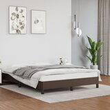 Maison Chic Posteljni okvir - Dvoposteljna postelja - Zakonska postelja rjav 140x200 cm umetno usnje-J14759, (21772302) | Shoptok.si