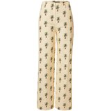 Trendyol Hlače ecru/prljavo bijela / zelena / crna | shoptok.hr