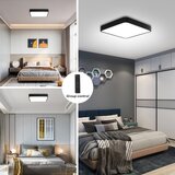  Brilagi - LED prigušiva svetiljka POOL SQUARE LED/36W/230V 3000-6000K 40x40 cm crna + daljinski upravljač | Eponuda.com