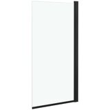 vidaXL Pregrada za tuš ESG 68 x 130 cm crna | shoptok.hr