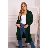 Kesi Sweater with batwing sleeve dark green Cijene