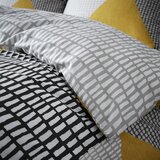 Catherine Lansfield Rumena podaljšana posteljnina za zakonsko posteljo 230x220 cm Larsson Geo – | Shoptok.si