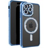 AVIZAR diamond case za iphone 15 pro zaščita magsafe contour strass, svetlo modra, (5000011388) | Shoptok.si