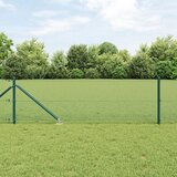 vidaXL varjena žična ograja z 7 konicami Zelena 0.8x10 m Jeklo Cene