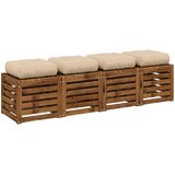  Jastučići za sjedalo od 4 dijela VIANEN 4 pcs 100% poliester Slike