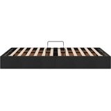  Otomanski krevet s pohranom Crna 120 x 200 cm Baršun | shoptok.hr