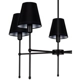  Luster na šipci MADELA 5xE14/40W/230V crna | Eponuda.com