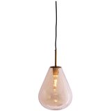 Light & Living Jantarna viseča svetilka s steklenim senčilom Leona – | Shoptok.si