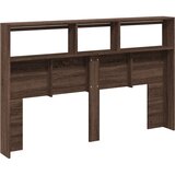 Ormarić za uzglavlje LED boja smeđeg hrasta 160x17x102 cm | shoptok.hr