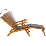  Ležaljka koja se može preklopiti i nagnuti 3 pcs Tamnosiva | shoptok.hr