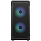 Fractal Design Fractal Focus 2 RGB Black TG, bez napajanja, crna, FD-C-FOC2A-03 | shoptok.hr