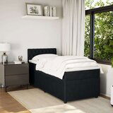 Box spring krevet s madracem crni 80 x 200 cm baršunasti | shoptok.hr