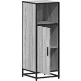 vidaXL Kopalniška omarica siva sonoma 35x37,5x100 cm inženirski les | Shoptok.si