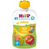 Hipp Voćni pire za bebe jabuka, kruška i banana 4M+ 100g cene