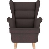  Stolica za ljuljanje 74x90x102 cm tamnosmeđa od tkanine | shoptok.hr