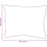 vidaXL Poplun Ostalo s jastukom 3 pcs Bijelo 200 x 220 cm Mikrofibra | shoptok.hr