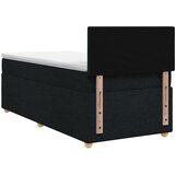  Boxspring krevet s madracem Crna 80 x 200 cm Tkanina | shoptok.hr