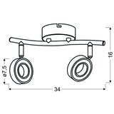 Lesnina XXXL STROPNA LED-SVETILKA Vinola 700 lm 3000 K | Shoptok.si