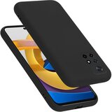  ohišje, združljiv s xiaomi v tekoči črni barvi - zaščitni pokrov iz fleksibilnega silikona tpu, (20590484) | Shoptok.si