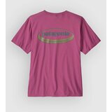 Patagonia 95 Oval Logo T-shirt faded magenta | Shoptok.si
