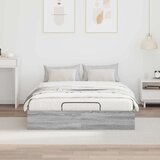  Ottomanska postelja Siva Sonoma 193 x 120 x 25 cm Iverna plošča, (5000141782) | Shoptok.si