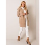 Fashion Hunters Beige alpaca hooded coat Cijene