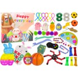 Easter Fidget Toys Pop It Squishy Anti-stress 41 Piece Toy Set.  Easter Fidget Toys Pop It Squishy Anti-stress 41 Piece Toy Set. Slike