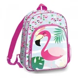 Zaobljena šolska torba, nahrbtnik Flamingo 36cm