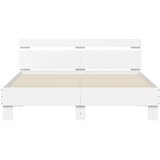  Okvir kreveta s uzglavljem bijeli 140x190 cm konstruiranog drva | shoptok.hr