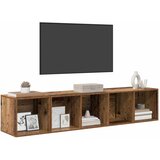 VidaXL Set TV omar Namestitev na steno 2 pcs Star les Konstruiran les, (5000132636) Slike