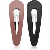 Notino Hair Collection Hair clips sponke za lase Black and mauve 2 kos Cene